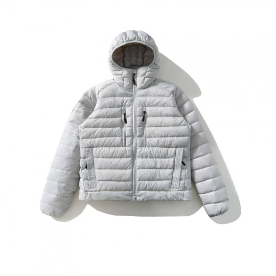 Damen Ultraleichte Steppjacke mit Kapuze, Daunenoptik und winddichter Außenhülle Nord Taschen