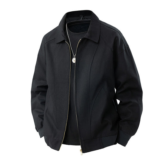 Herren Moderner Blouson mit Hemdkragen, Zwei‑Wege‑Reißverschluss und dezenter Teilungsnaht Nord Taschen