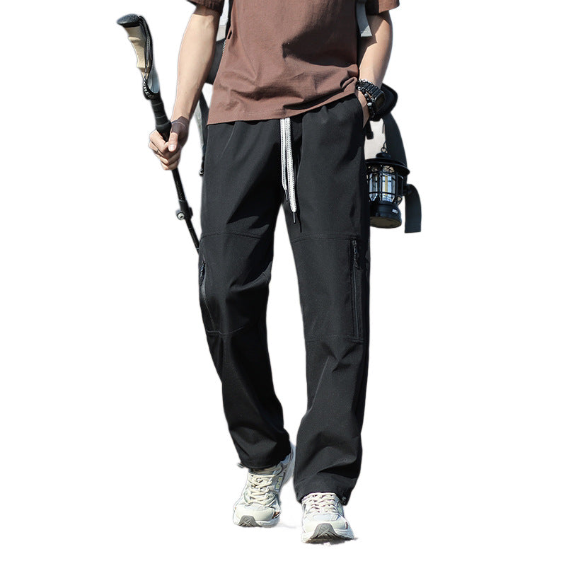 Herren Technische Outdoor- und Wanderhose mit Reißverschlusstaschen und verstellbarer Taille Nord Taschen