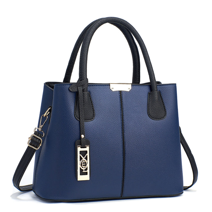 Damen elegante Tragetasche mit Doppelgriff und abnehmbarem Schultergurt Nord Taschen