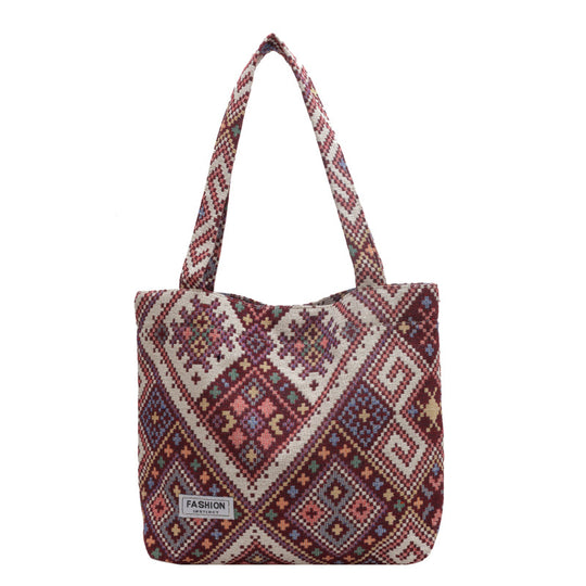 Damen Hobo-Tasche mit hochwertigem gewebtem Design Nord Taschen