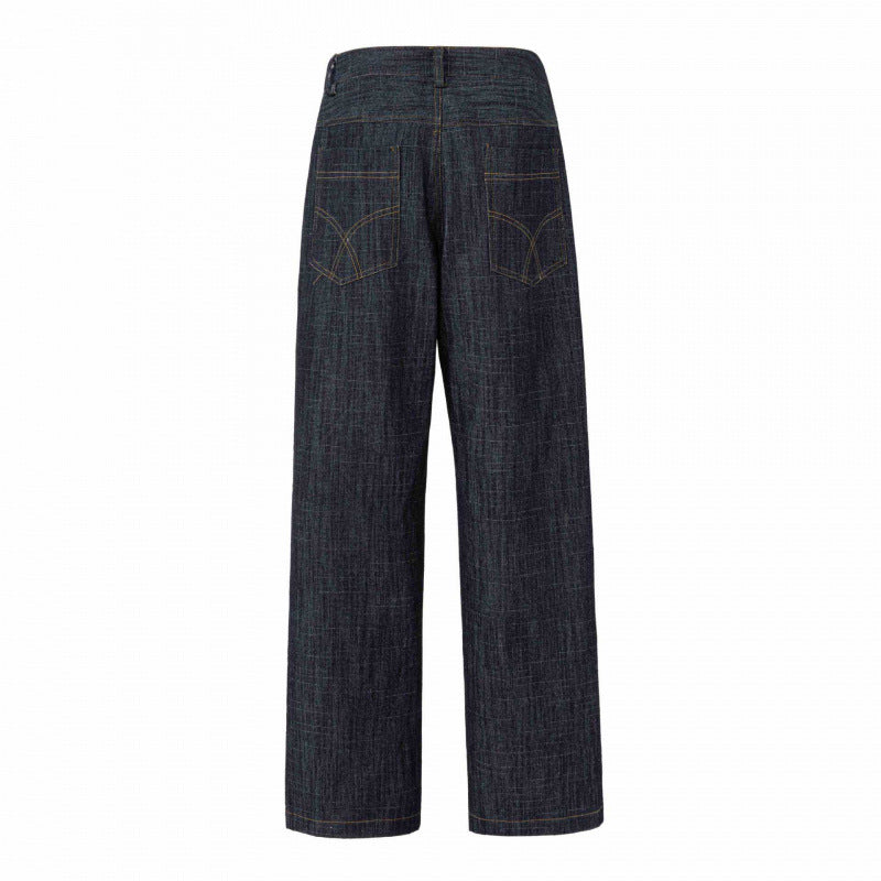Damen Highwaist-Jeanshose mit weitem Bein, gerader Silhouette und Five-Pocket-Design Nord Taschen