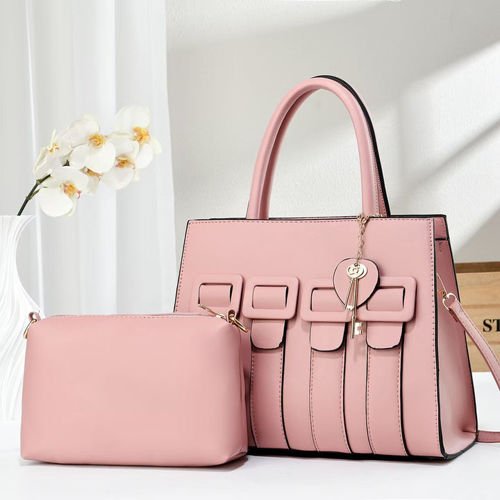 Damen trendige Handtasche mit abnehmbarem Kosmetiktäschchen Nord Taschen