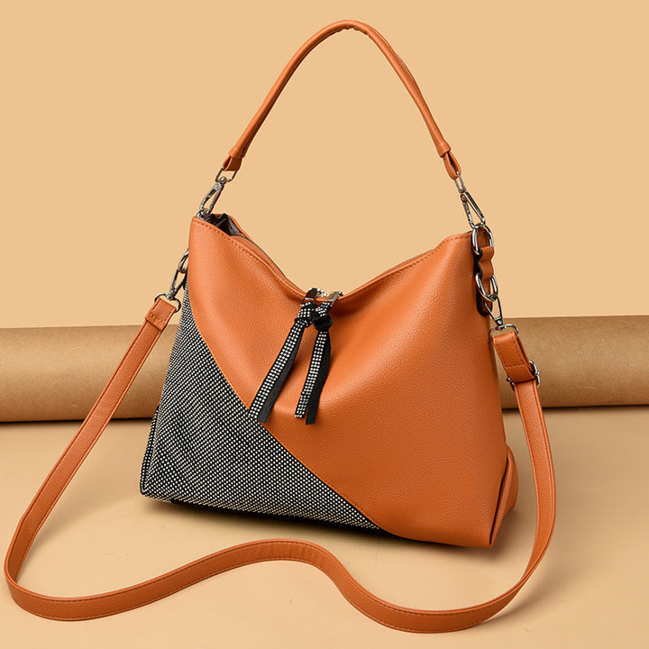 Damen moderne Handtasche mit funkelnden Akzenten Nord Taschen