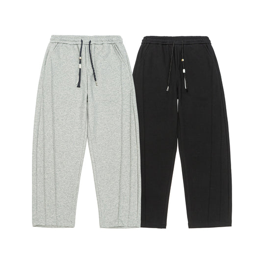 Damen Weite Cropped-Sweathose mit Elastikbund und aufgesetzter Gesäßtasche Nord Taschen