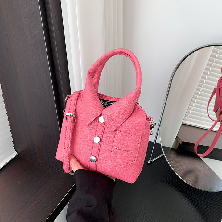 Damen Handtasche mit modischem Kragen-Design Nord Taschen