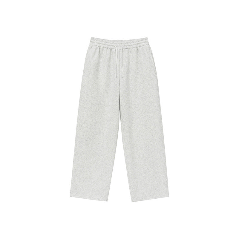 Unisex nan Relaxed-Fit Loungehose mit hohem Elastikbund, Kordelzug und geradem Bein Nord Taschen
