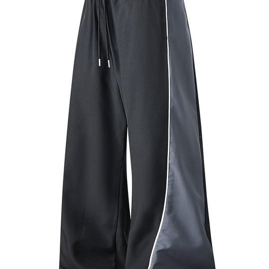 Herren Extrabreite Trackpants mit glänzenden Seiteneinsätzen & Kontrastpaspel Nord Taschen
