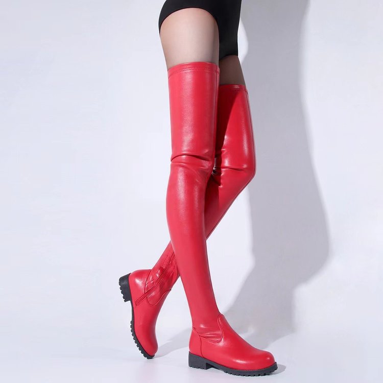 Damen Overknee Stiefel mit robustem Profil und elegantem Design - Vittorelli