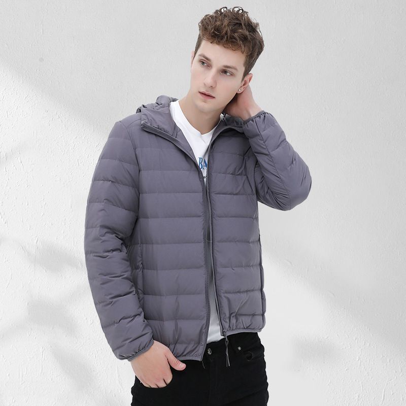 Herren leichte gesteppte Thermo-Steppjacke mit Stehkragen Nord Taschen