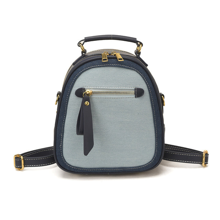 Damen Mini-Rucksack-Tasche mit elegantem Denim-Design Nord Taschen