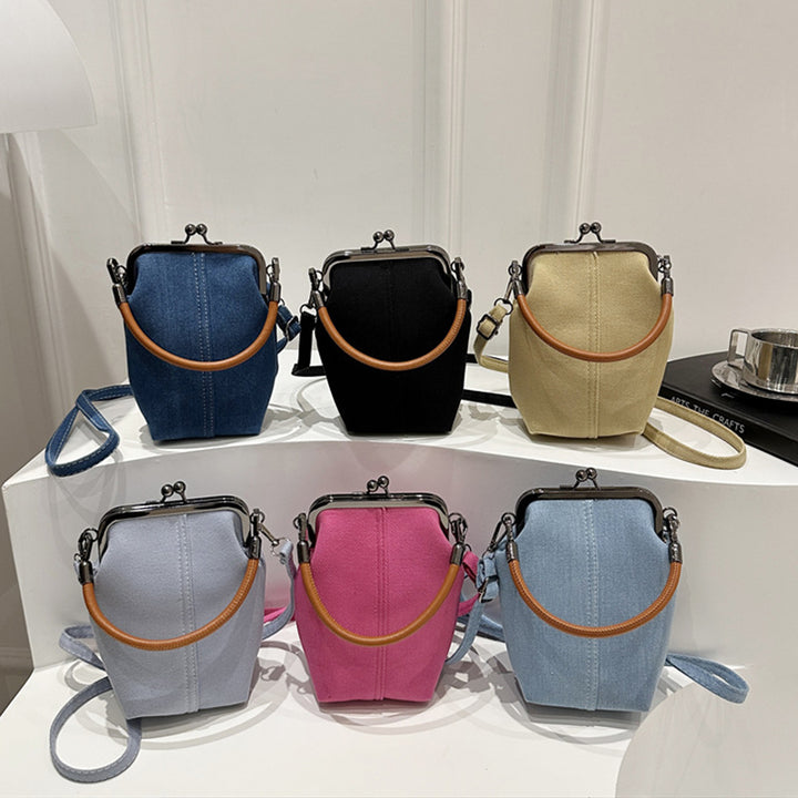 Damen Designer Handtasche im minimalistischen Denim-Stil Nord Taschen