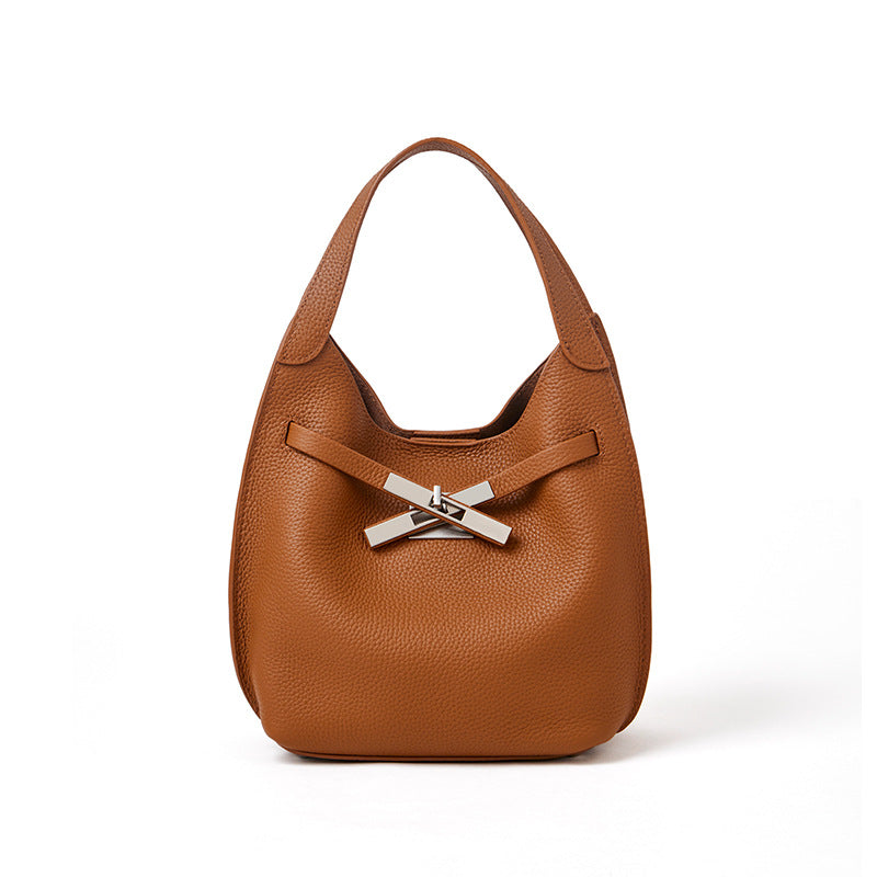 Damen Hobo-Tasche mit elegantem Kettenverschluss und hochwertiger Lederoberfläche Nord Taschen