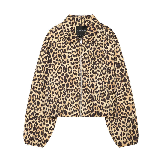 Damen 80+ Cropped Blousonjacke mit Hemdkragen, durchgehendem Reißverschluss und elastischem Saum Nord Taschen