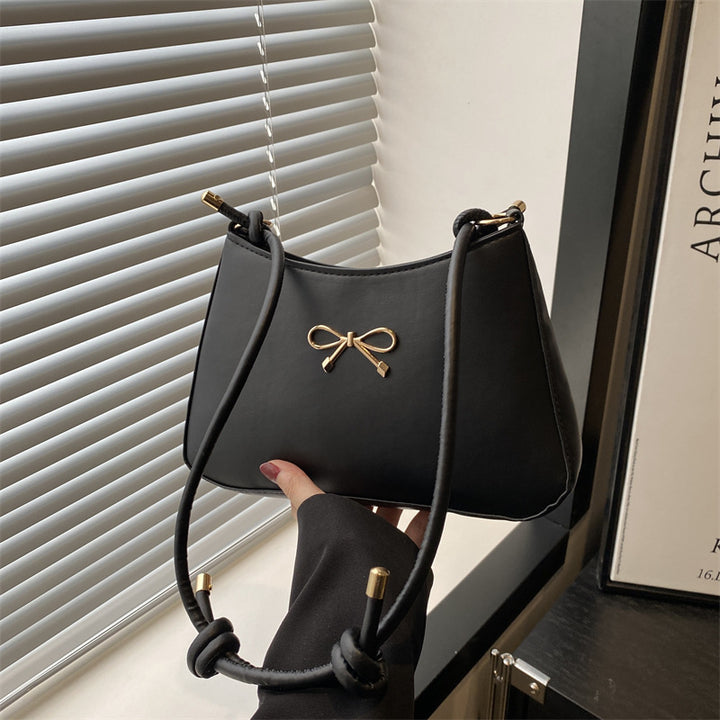 Damen elegante Umhängetasche mit verspieltem Schleifendetail Nord Taschen