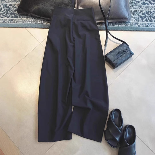 Damen Weit geschnittene schicke Hose Nord Taschen