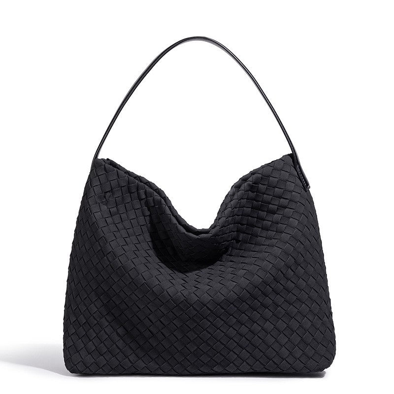 Damen Handtasche im modernen Flechtstil mit weichem Griff Nord Taschen