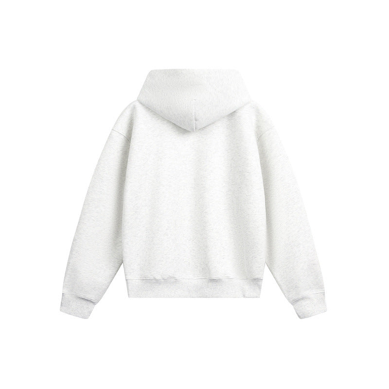 Unisex Kapuzenpullover im Oversize-Schnitt mit verschwommenem Figur-Grafikprint Nord Taschen