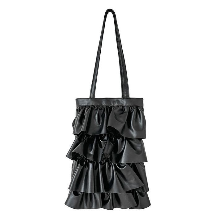 Damen Tragetasche mit voluminösem Rüschendesign Nord Taschen