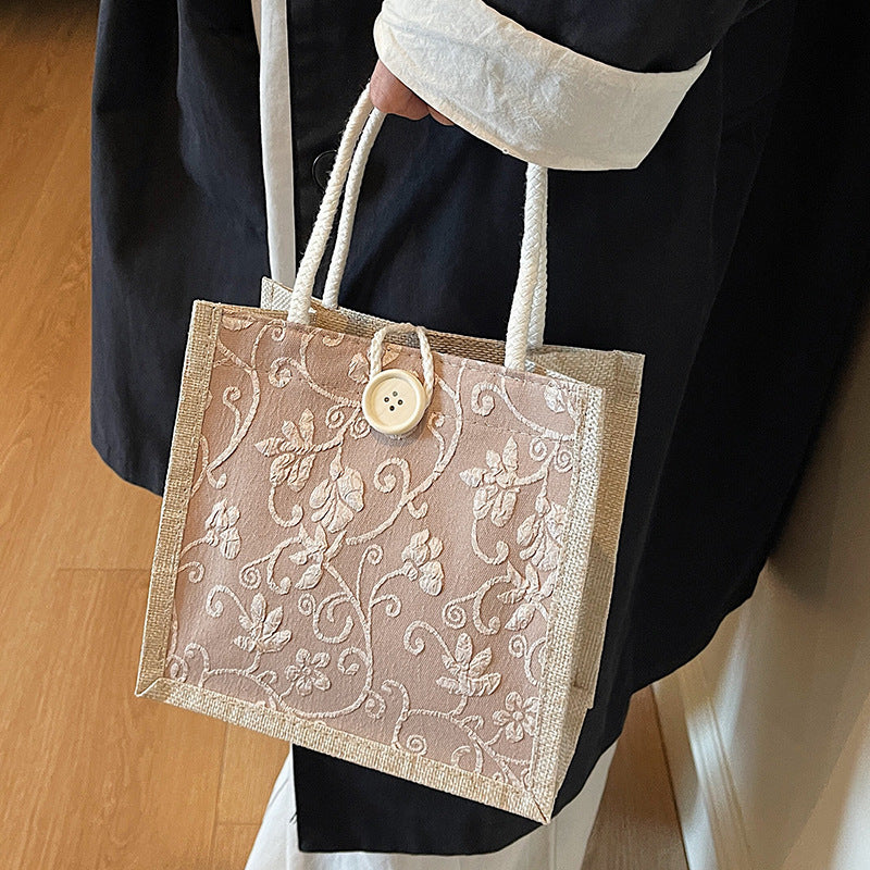 Damen Einkaufstasche mit zeitlosem floralen Design Nord Taschen