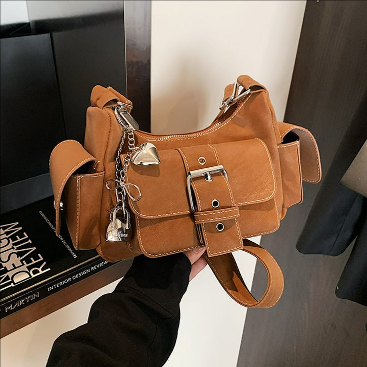 Damen Umhängetasche im modernen Design mit praktischen Fächern Nord Taschen
