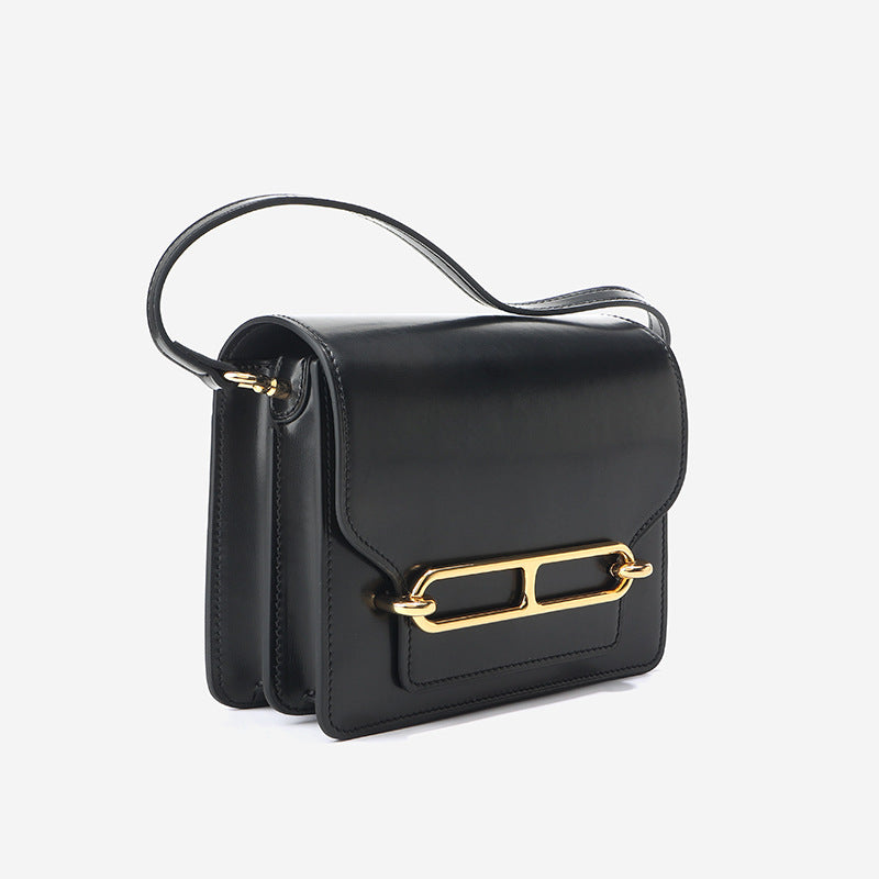 Damen elegante Crossbody-Tasche mit goldenen Details Nord Taschen