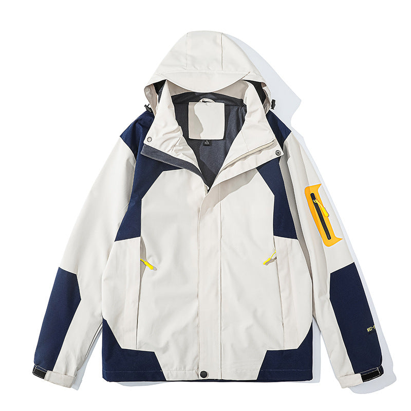 Herren leichte Softshell-Kapuzenjacke mit Fleece-Innenlage und Ärmeltasche Nord Taschen