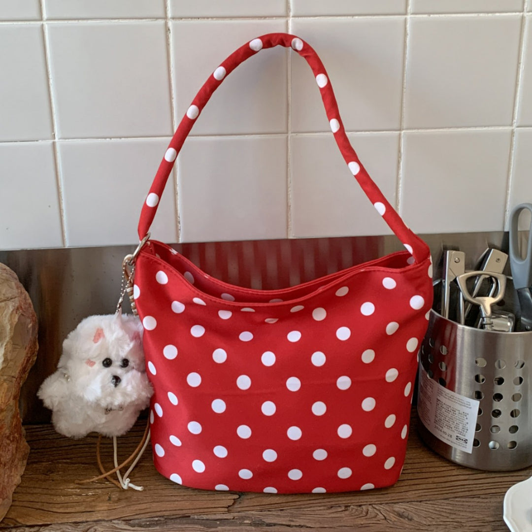Damenhandtasche mit verspieltem Punktedesign Nord Taschen