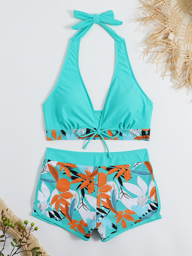 Damen Sportliches Bikini-Set mit verdecktem Bauch