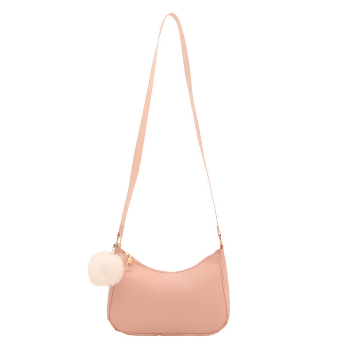 Damen Handtasche aus hochwertigem Kunstleder mit abnehmbarem Kunstfell