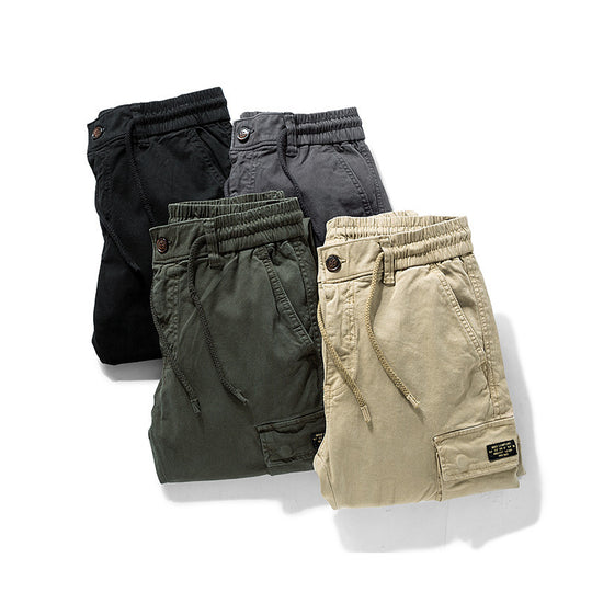 Herren Robuste Cargo-Jogginghose im Utility-Style mit Tunnelzugbund, aufgesetzten Klappentaschen und Kniepaneelen Nord Taschen