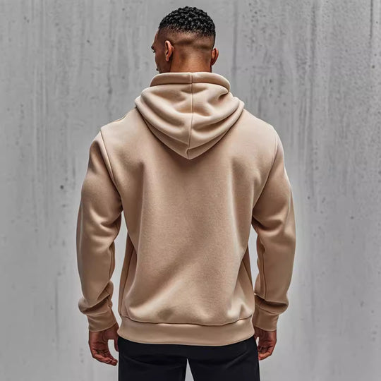 Herren Kapuzen-Sweatjacke mit durchgehendem Reißverschluss, Kängurutasche und verstellbarer Kapuze Nord Taschen
