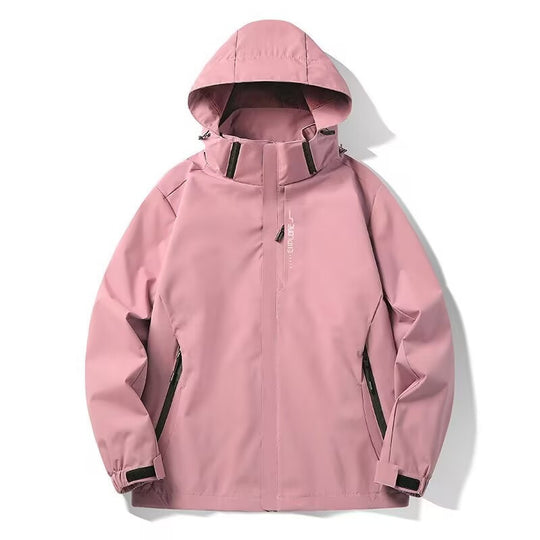 Herren Leichte Softshell-Funktionsjacke mit atmungsaktivem Meshfutter und verstellbarer Kapuze Nord Taschen