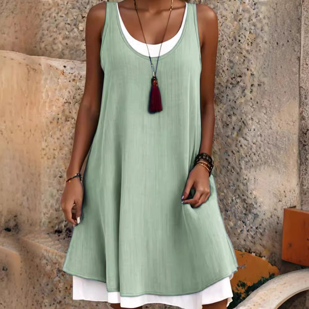 Damen lässiges Sommerkleid