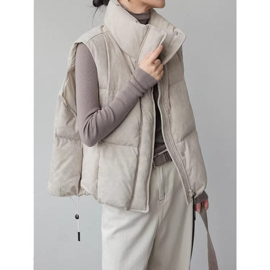 Damen Stylische gesteppte Weste Nord Taschen