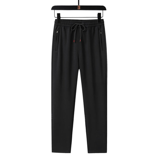 Herren Sportliche konisch zulaufende Jogginghose mit Elastbund, Kordelzug & Reißverschlusstaschen Nord Taschen