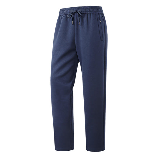 Herren Slim-Fit Freizeithose aus atmungsaktivem Funktionsfleece mit Kordelbund, Reißverschlusstaschen & Rippbündchen Nord Taschen