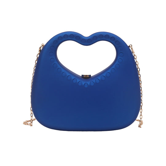 Damen Herzform Clutch mit Kettenriemen Nord Taschen