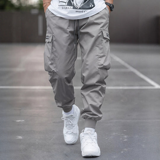 Herren Tapered Cargo-Joggerhose mit elastischem Tunnelzug, verstärkten Klappentaschen & gerippten Knöchelbündchen Nord Taschen