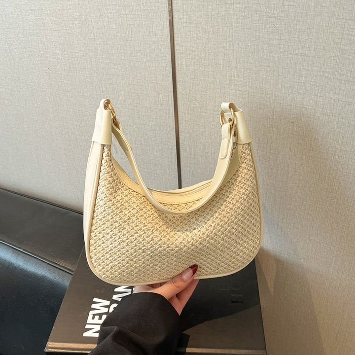 Damen Umhängetasche mit elegantem geflochtenem Design Nord Taschen