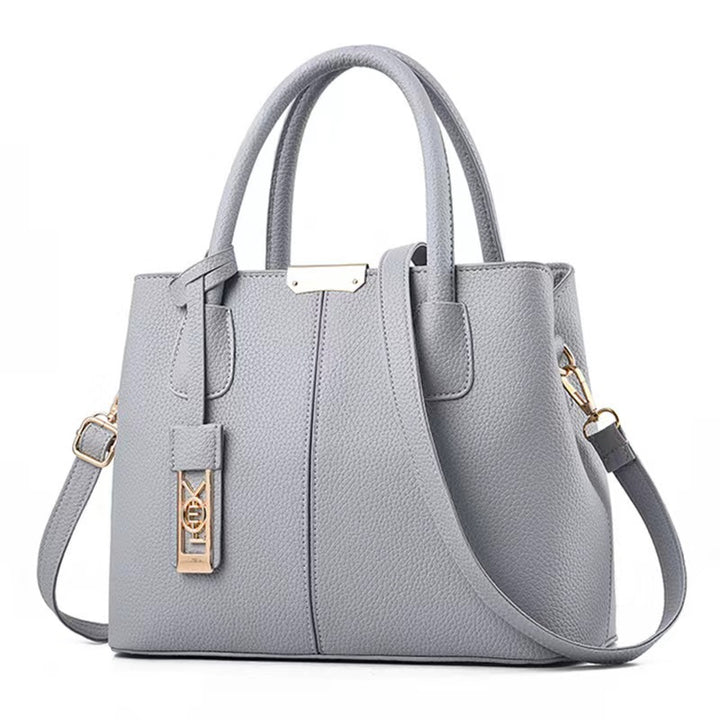 Damen moderne Handtasche mit strukturiertem Design und abnehmbarem Schultergurt Nord Taschen