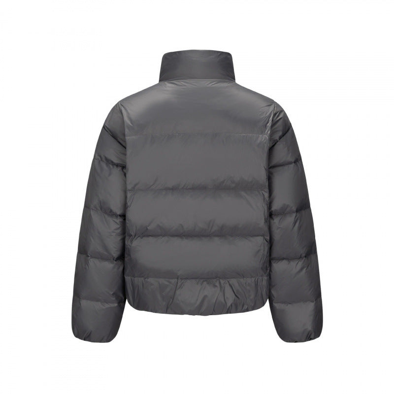 Herren Kurz geschnittene kompakt verstaubare Pufferjacke mit Stehkragen und verdeckter Brusttasche Nord Taschen