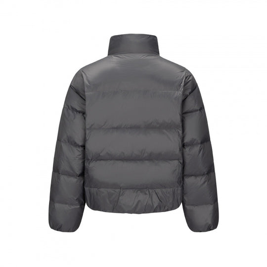 Herren Kurz geschnittene kompakt verstaubare Pufferjacke mit Stehkragen und verdeckter Brusttasche Nord Taschen