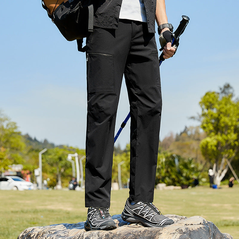 Herren Technische Trekkinghose mit Stretch wasserabweisender Oberfläche und Cargo-Taschen Nord Taschen