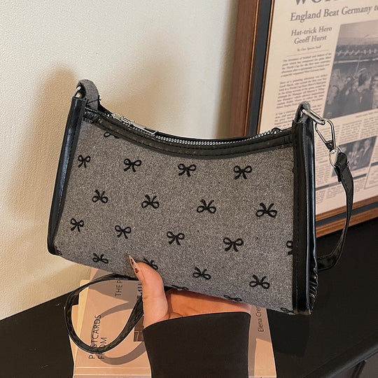 Damen modische Umhängetasche mit kreativen Punkten und elegantem Reißverschluss Nord Taschen
