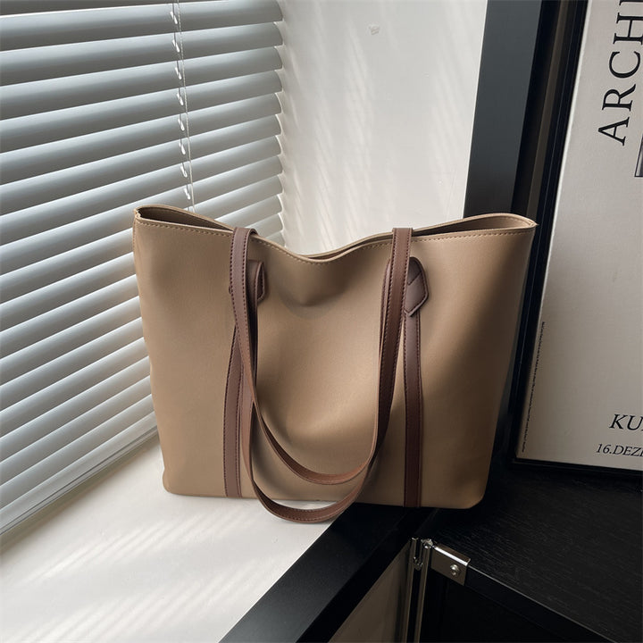 Damen elegante Shopper-Tasche mit strukturierten Falten und praktischem Innenraum Nord Taschen