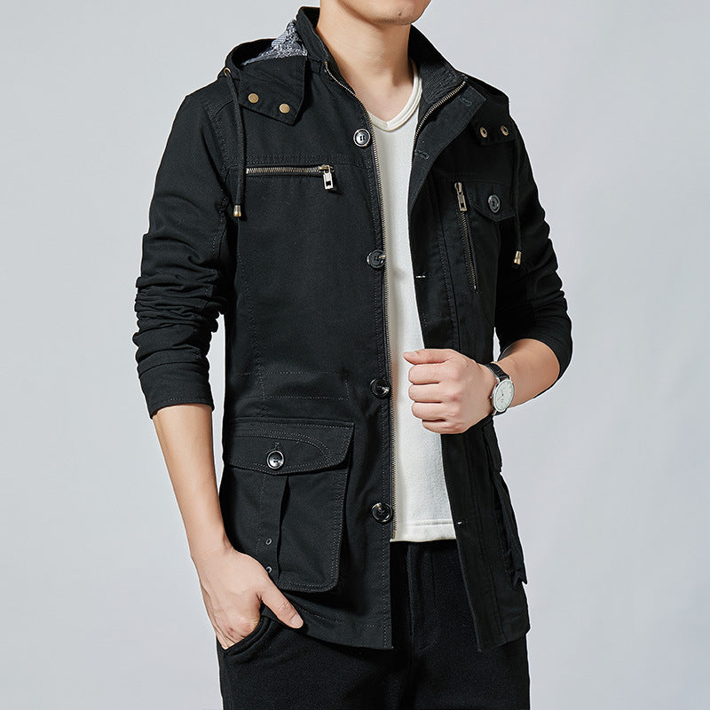 Herren Multifunktionale Wanderjacke Nord Taschen