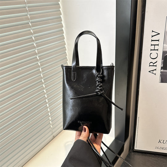 Damen Mini-Handtasche mit innovativem Kordelzug Nord Taschen