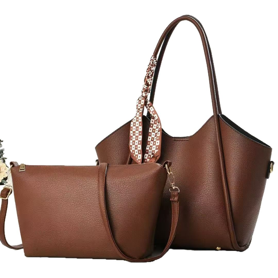 Damen modische Shopper-Tasche mit abnehmbarer Clutch Nord Taschen