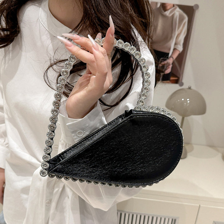Damen Handtasche mit glitzerndem Kettenriemen Nord Taschen
